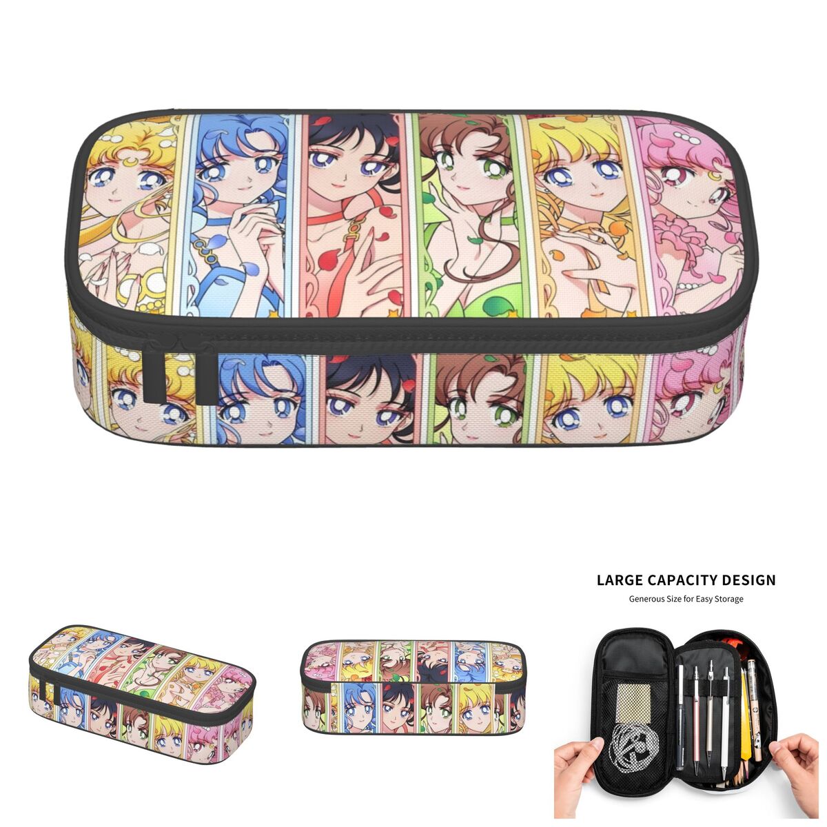 Cosplay Korean Anime - Korean Japane Superhero Sailor Pencil Cases