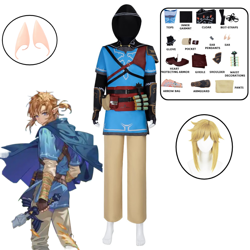 Link Cosplay Costume Game Tear - đánh giá và giá Anime Cosplay Link