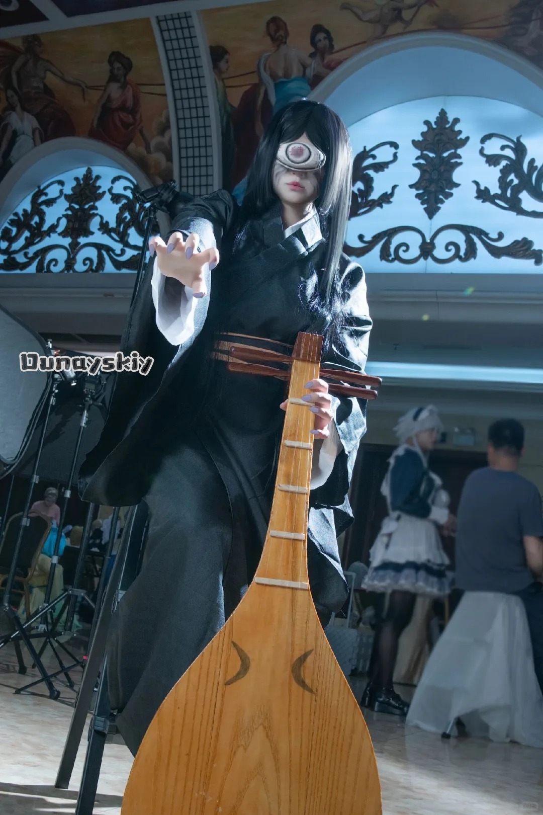 Nakime Otokawa Cosplay Costume - đánh giá và giá Anime Cosplay Demon Slayer