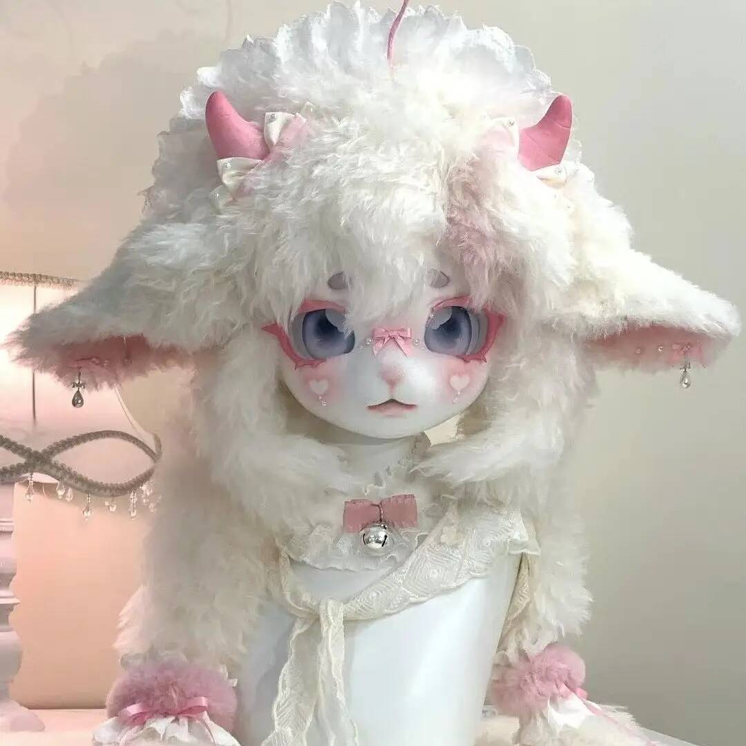 Handmade Kig Fursuit Head, Cut - đánh giá và giá Cosplay Anime Women