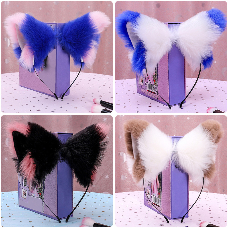 Furry Animal Cat Fox Ear Hair  - đánh giá và giá Anime Cosplay Zero Two