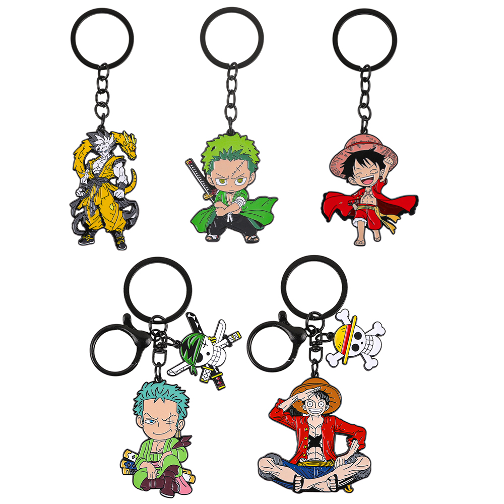One Piece Anime Keychain Set - - đánh giá và giá Cosplay Anime Zoro