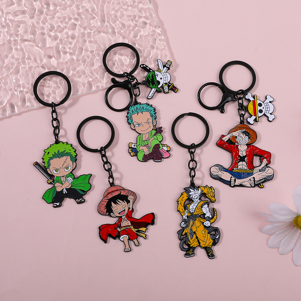 One Piece Anime Keychain Set - - đánh giá và giá Cosplay Anime Zoro