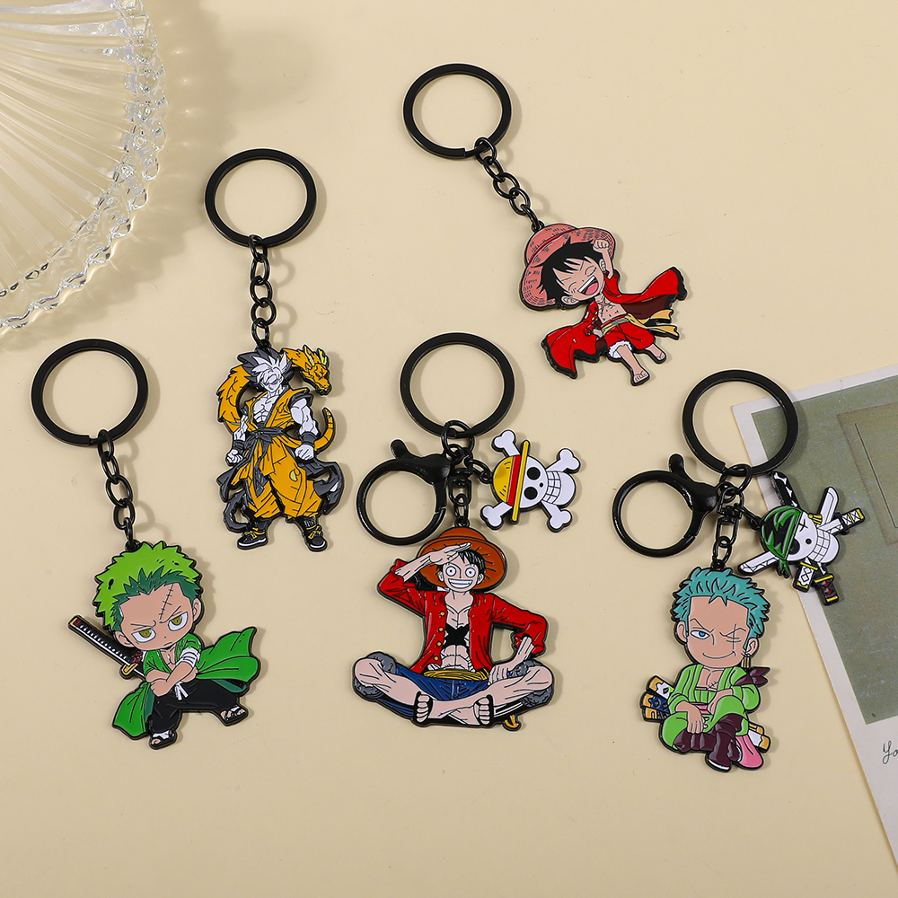 One Piece Anime Keychain Set - - đánh giá và giá Cosplay Anime Zoro