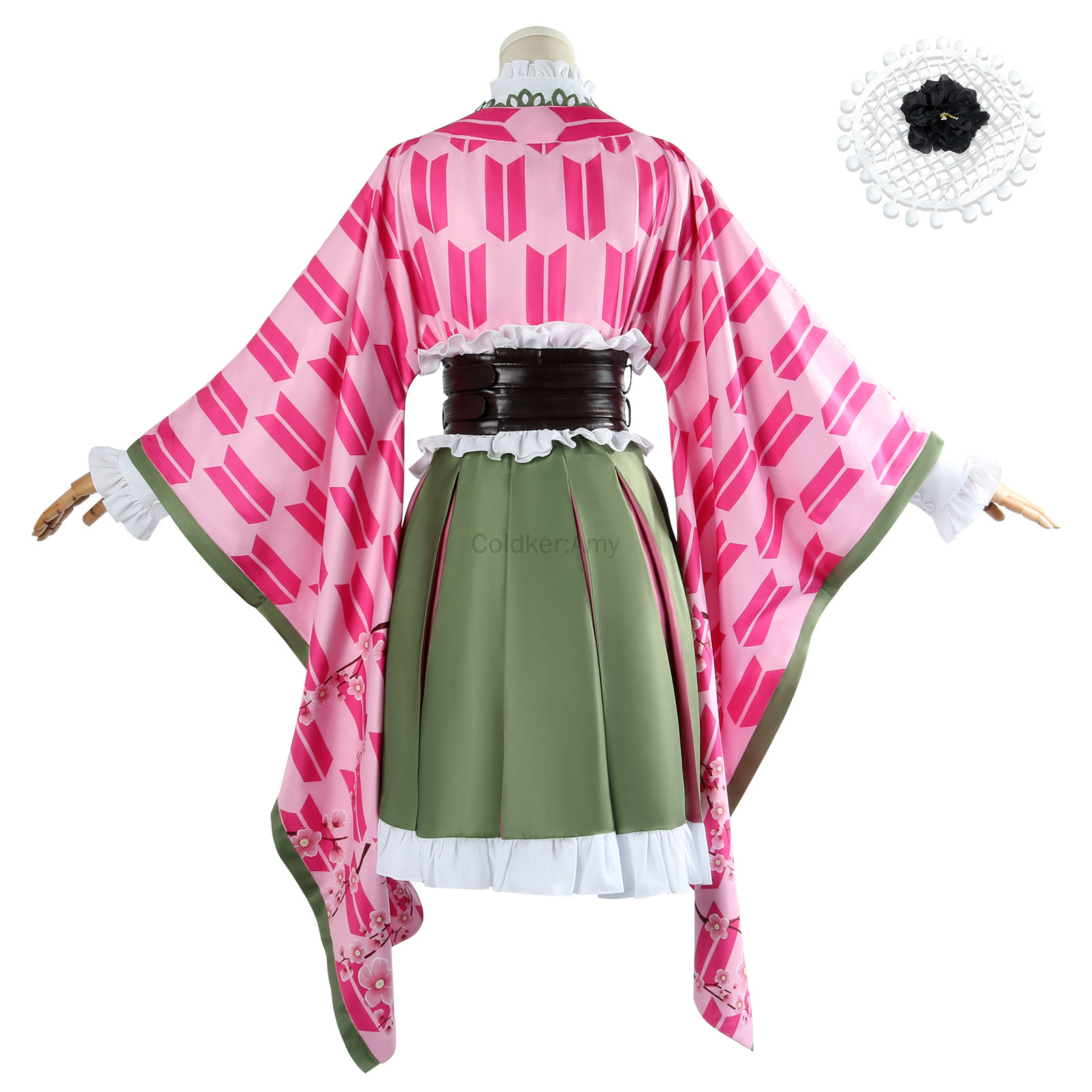 Mitsuri Cosplay Kanroji Mitsur - đánh giá và giá Anime Cosplay Kimono
