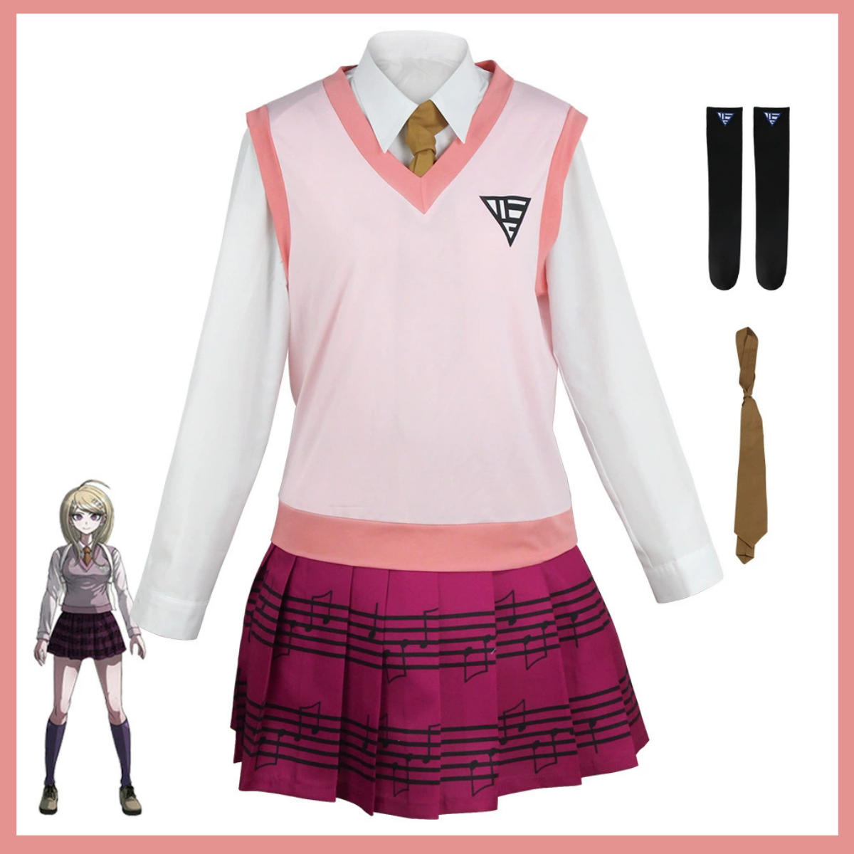 Anime Game Kaede Akamatsu Cosp - đánh giá và giá Cosplay Korean Anime