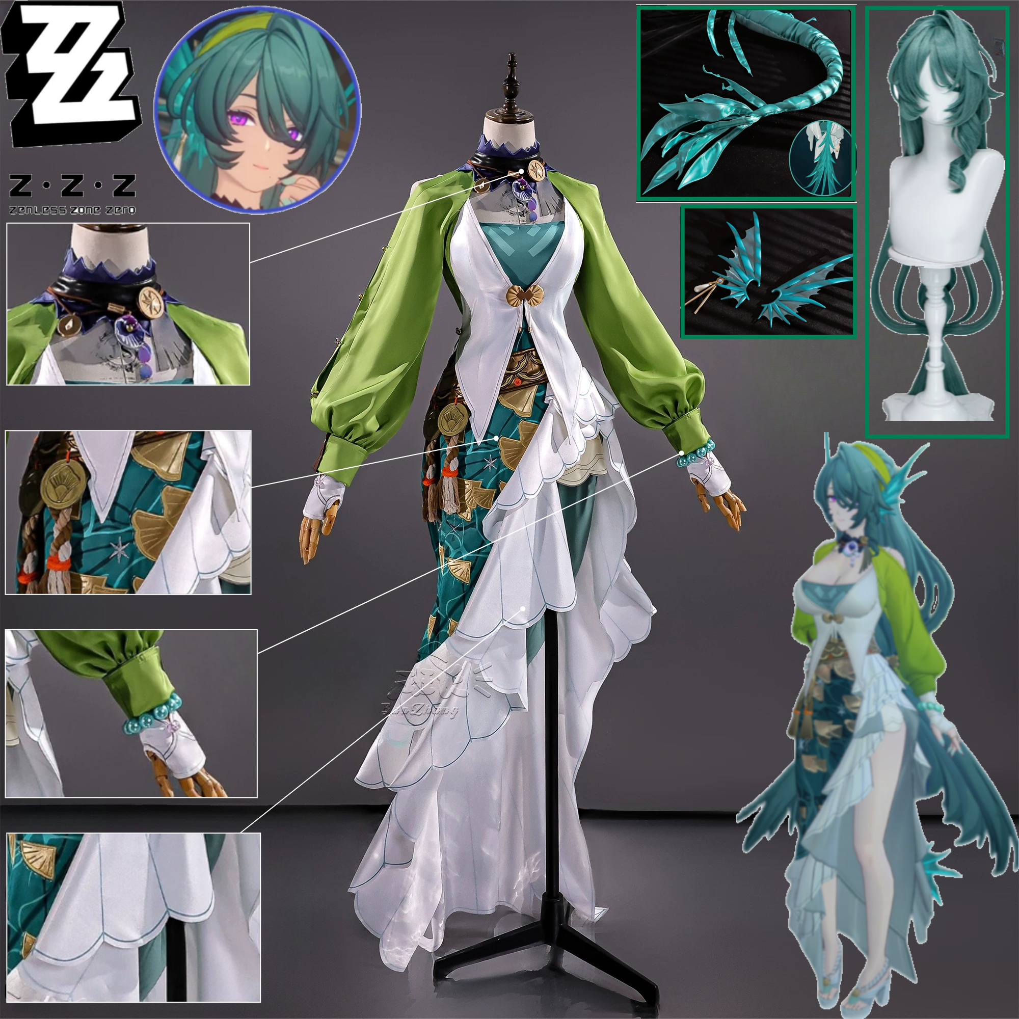 Zenless Zone Zero Cecilia Cosp - đánh giá và giá Anime Cosplay Zero Two
