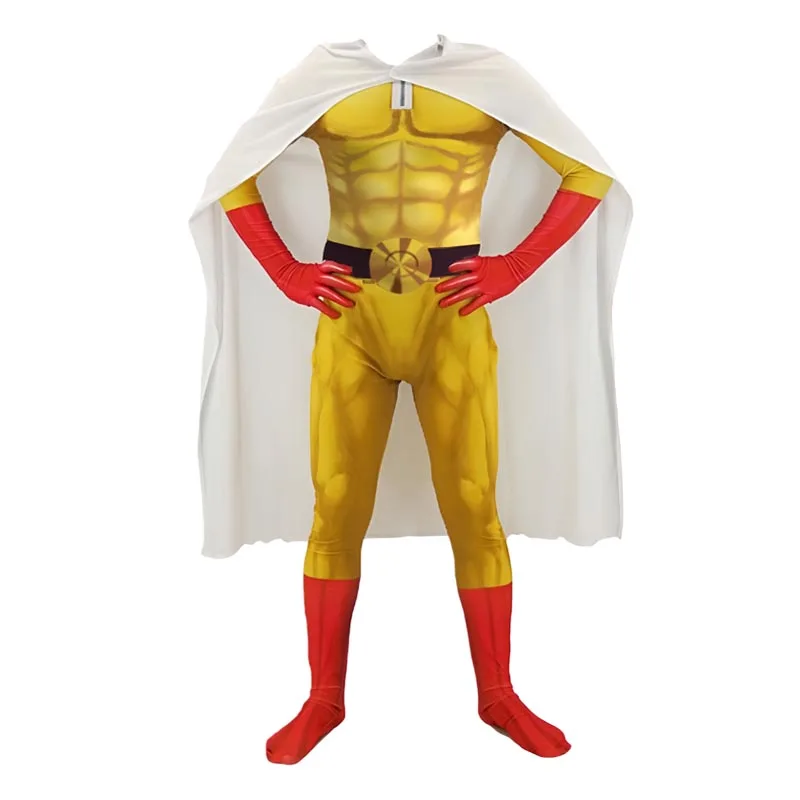 Saitama Full Cosplay Set One P - đánh giá và giá Anime Cosplay One Punch Man