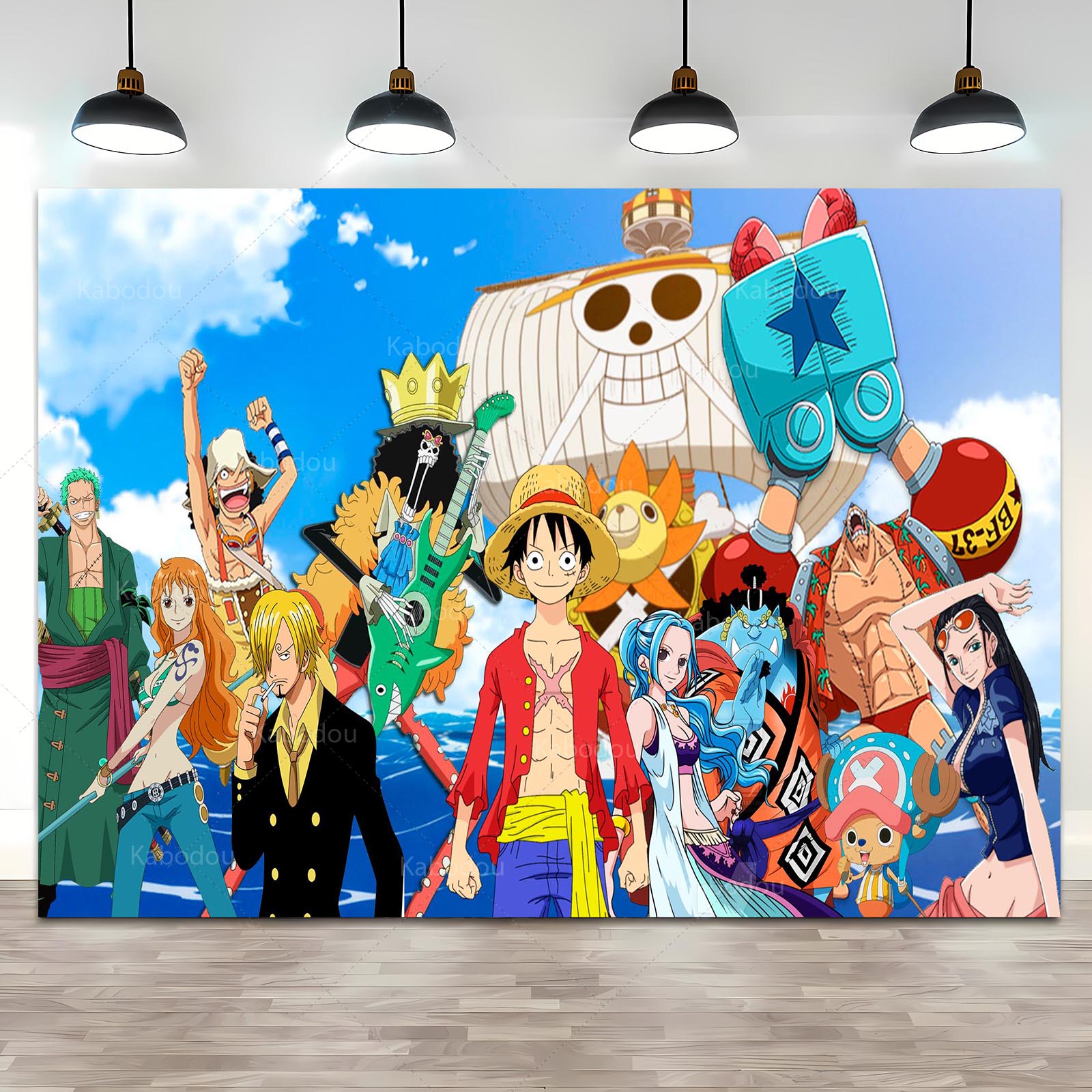 Anime One Piece Luffy Backdrop - đánh giá và giá Cosplay Anime Zoro