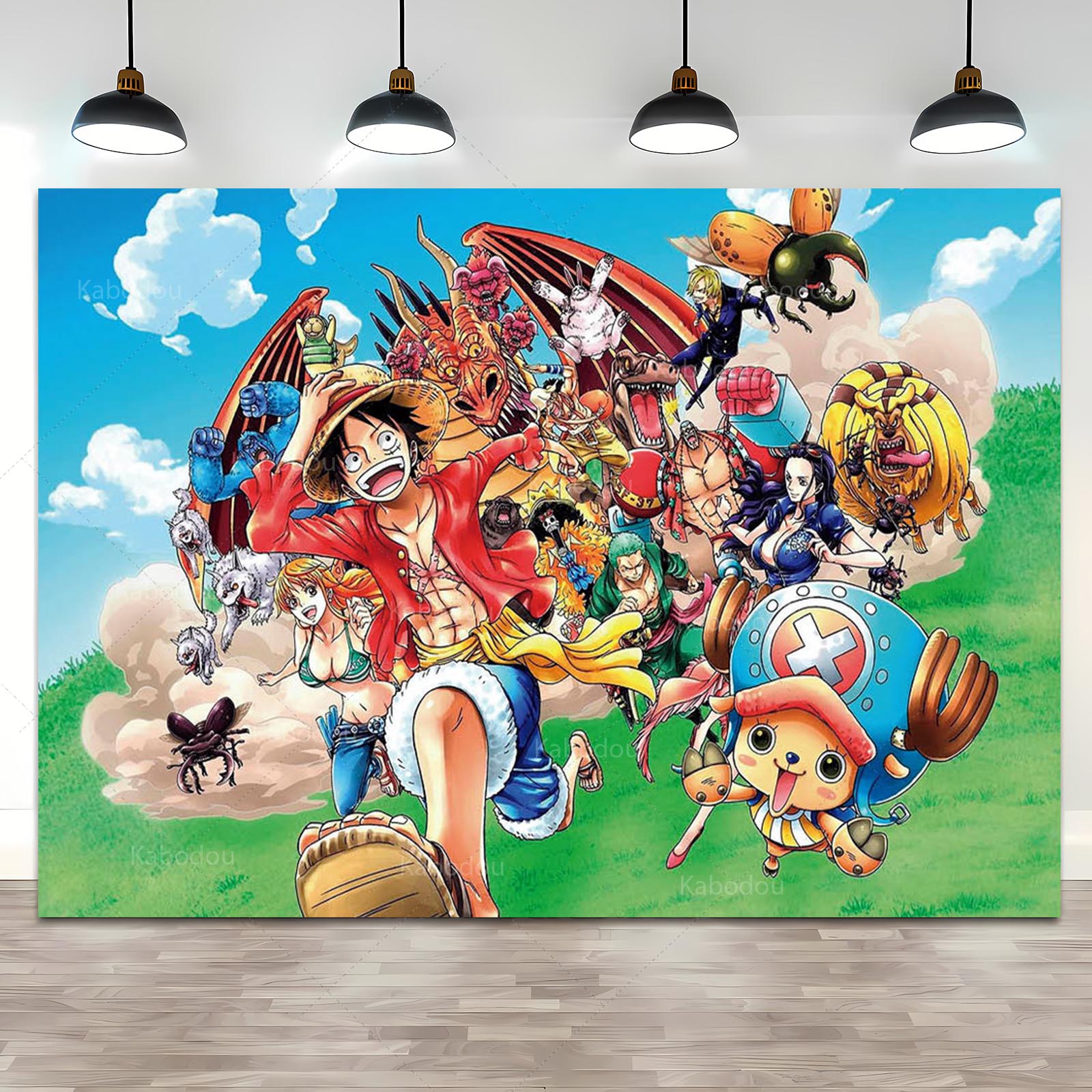 Anime One Piece Luffy Backdrop - đánh giá và giá Cosplay Anime Zoro