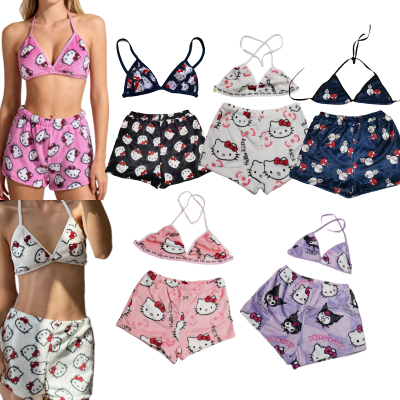 Girl Bikini Bra Shorts Hello K - đánh giá và giá Cosplay Duo Anime