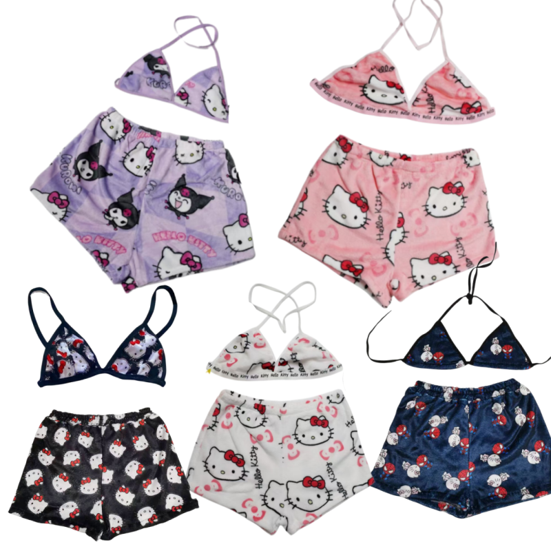 Girl Bikini Bra Shorts Hello K - đánh giá và giá Cosplay Duo Anime