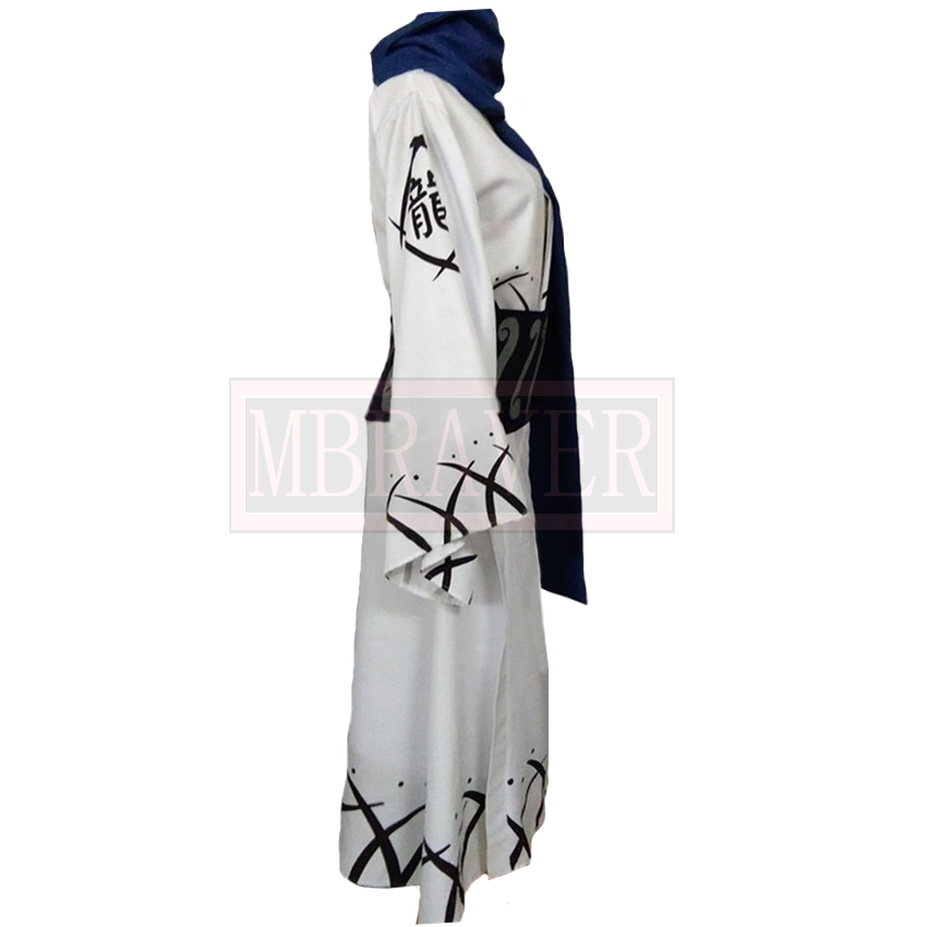 Samurai Ryuma Blue White Kimon - đánh giá và giá Anime Cosplay Kimono