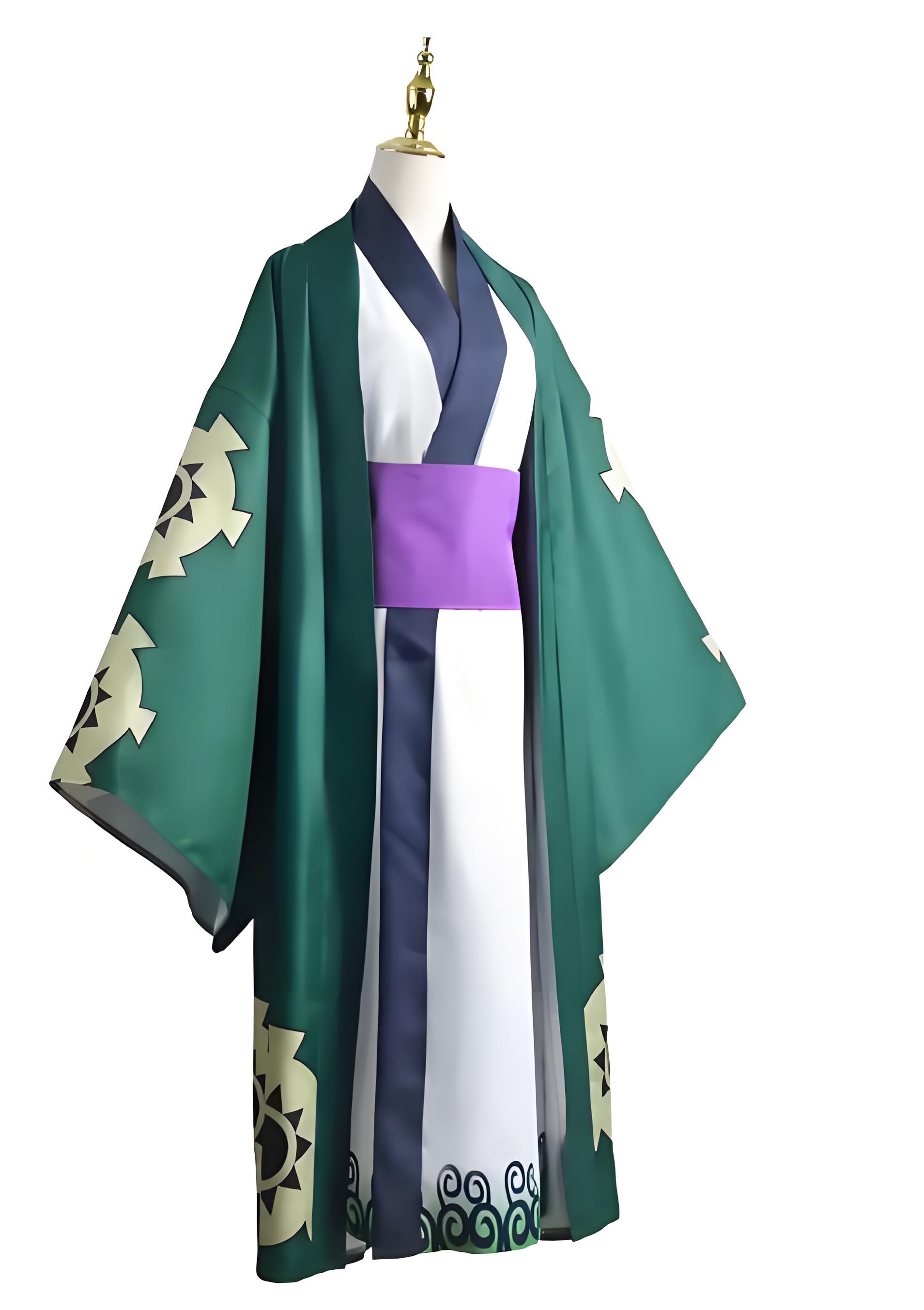 Green Roronoa Zoro Kimono Cosp - đánh giá và giá Cosplay Anime Zoro