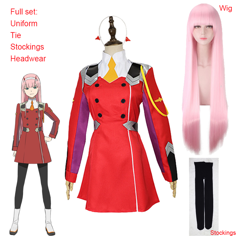 Anime 02 Dresses DARLING in th - đánh giá và giá Anime Cosplay Zero Two