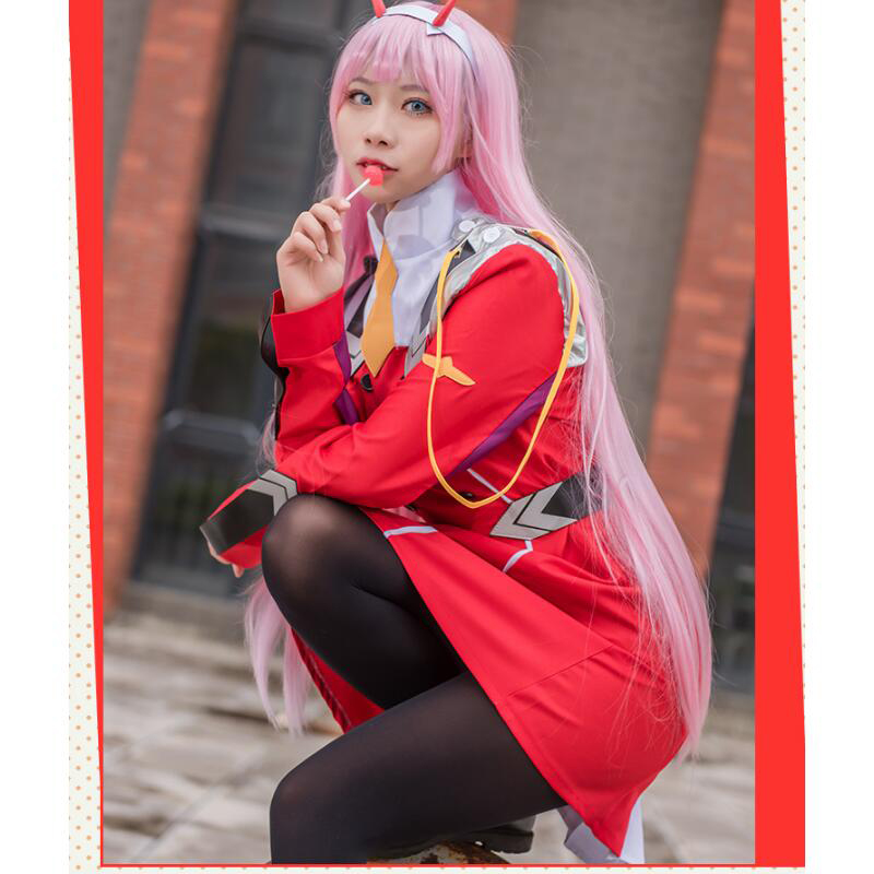 Anime 02 Dresses DARLING in th - đánh giá và giá Anime Cosplay Zero Two