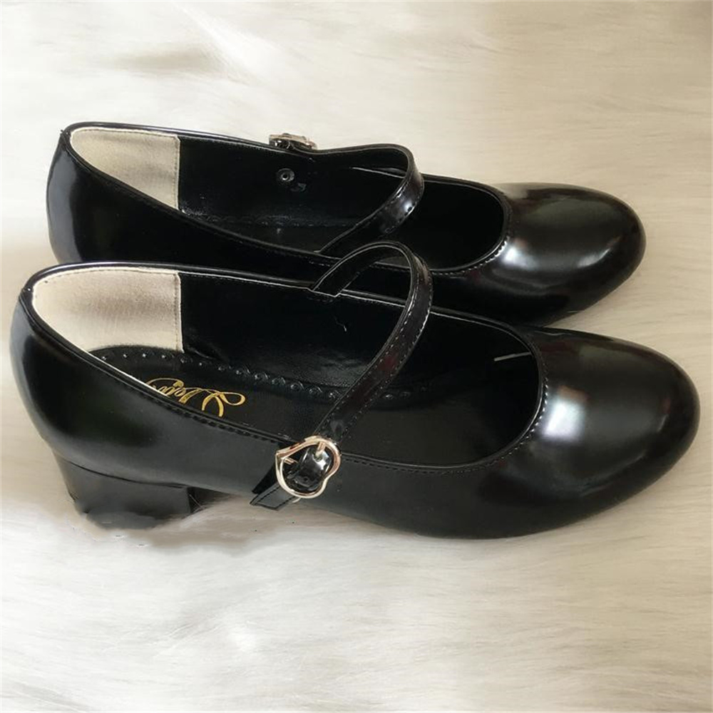 Low Heel Round Head PU Shoes G - đánh giá và giá Cosplay Korean Anime