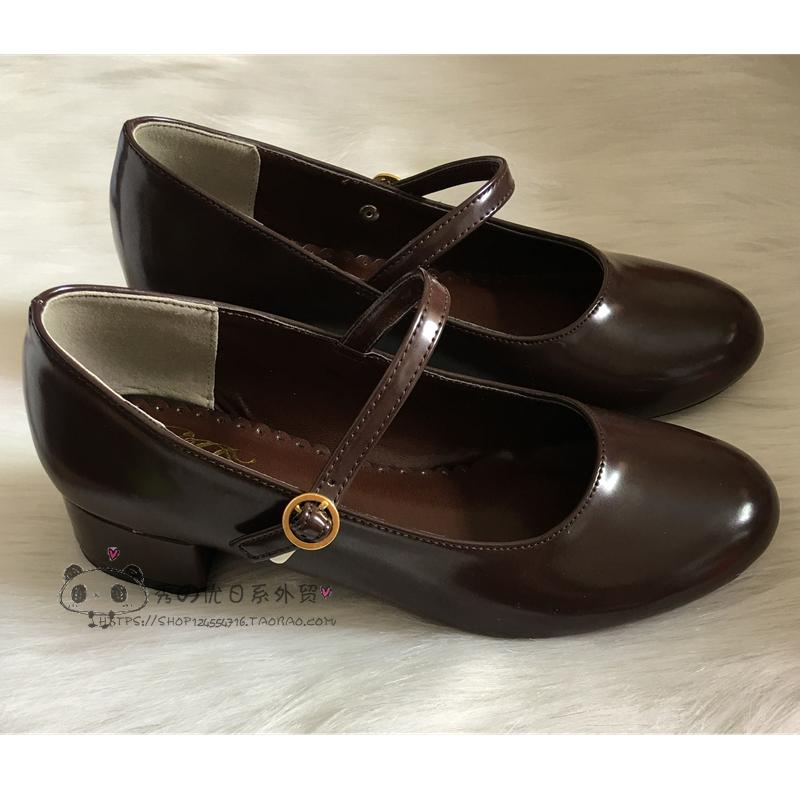 Low Heel Round Head PU Shoes G - đánh giá và giá Cosplay Korean Anime