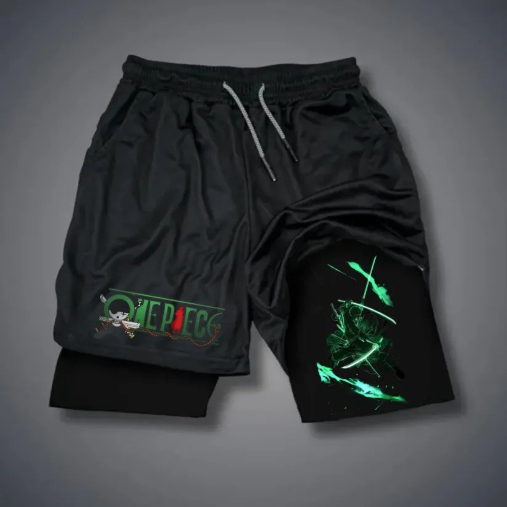 One Piece Men's Double Shorts  - đánh giá và giá Cosplay Duo Anime