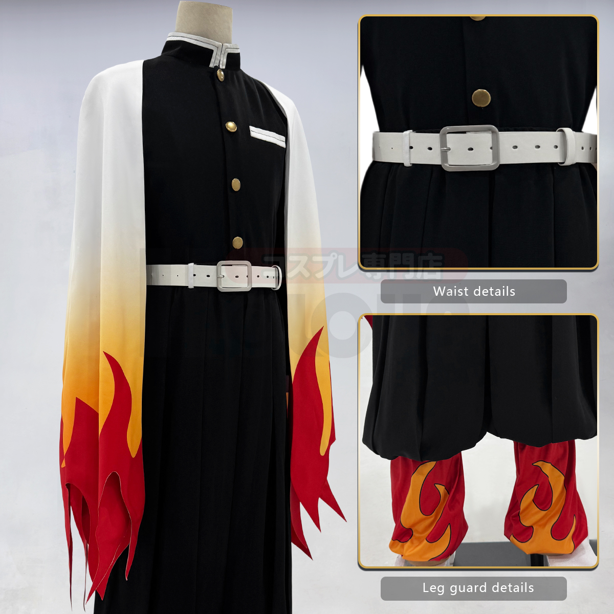 HOLOUN Anime Rengoku Kyoujurou - đánh giá và giá Anime Cosplay Demon Slayer